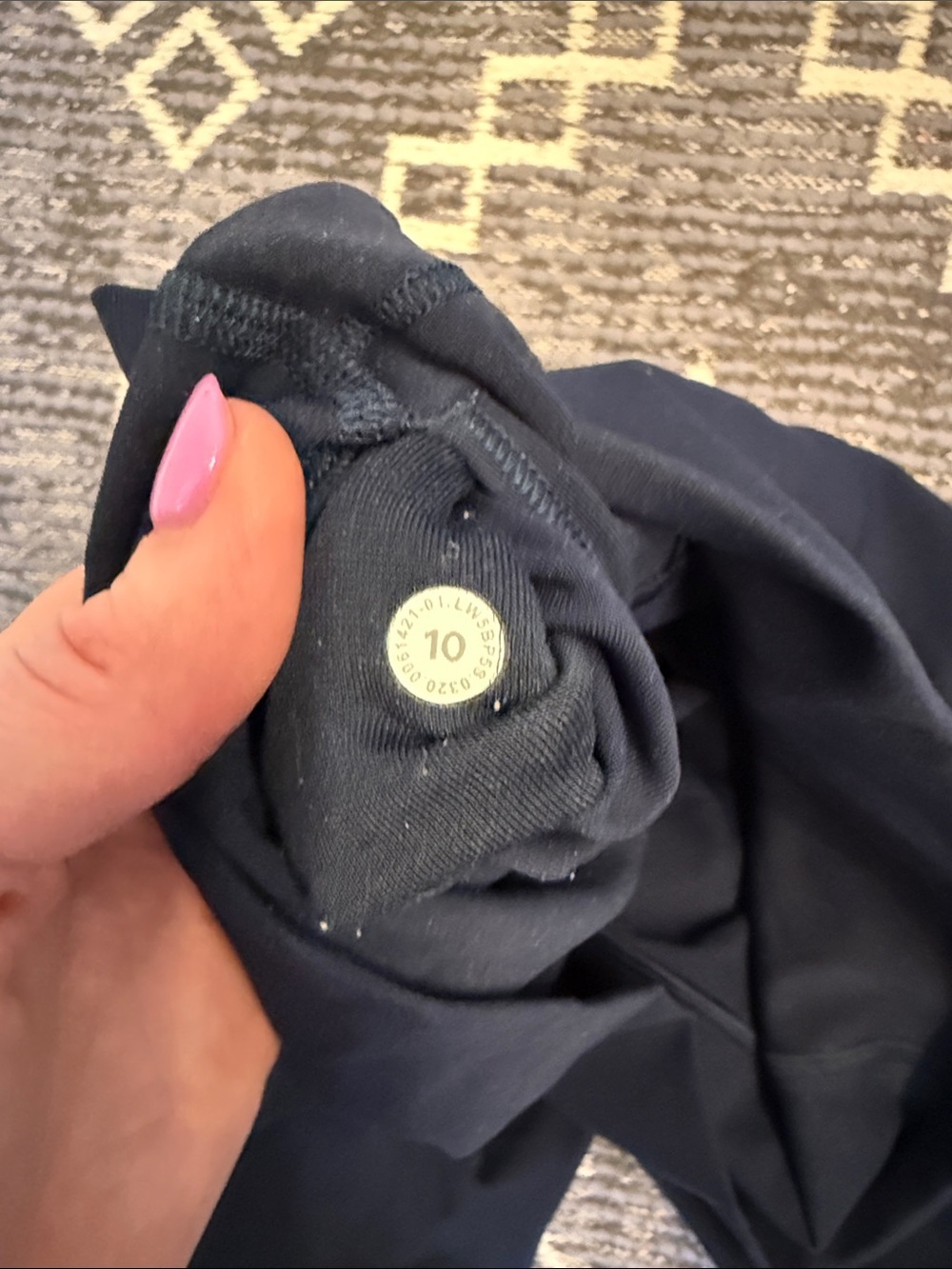 Lululemon Wunder Under Full On Luxtreme Tights High Rise 28” True Navy Leggings - Picture 5 of 7